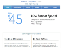 Tablet Screenshot of hoffmanchiropracticcenter.com